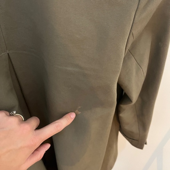 Vintage Trench Coat - Magaschoni Brand Trapeze Style - Picture 4 of 6